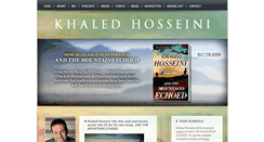 Desktop Screenshot of khaledhosseini.com